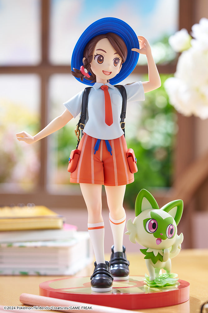 Pokémon Juliana with Sprigatito ARTFX J STATUE