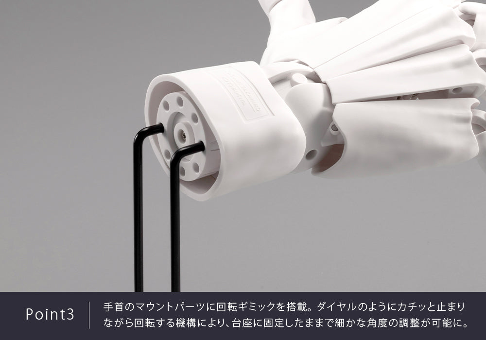 ARTIST SUPPORT ITEM HAND MODEL MEN’S/L -GRAY-