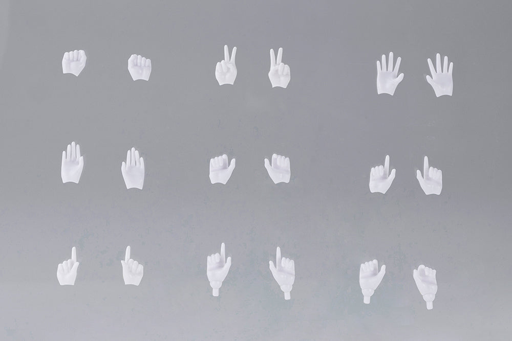 MEGAMI DEVICE M.S.G 09 HAND SET SKIN COLOR WHITE