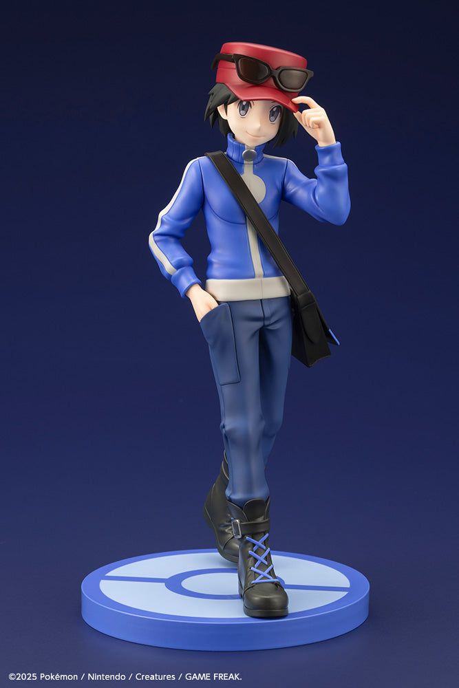 Pokémon Calem with Froakie ARTFX J STATUE