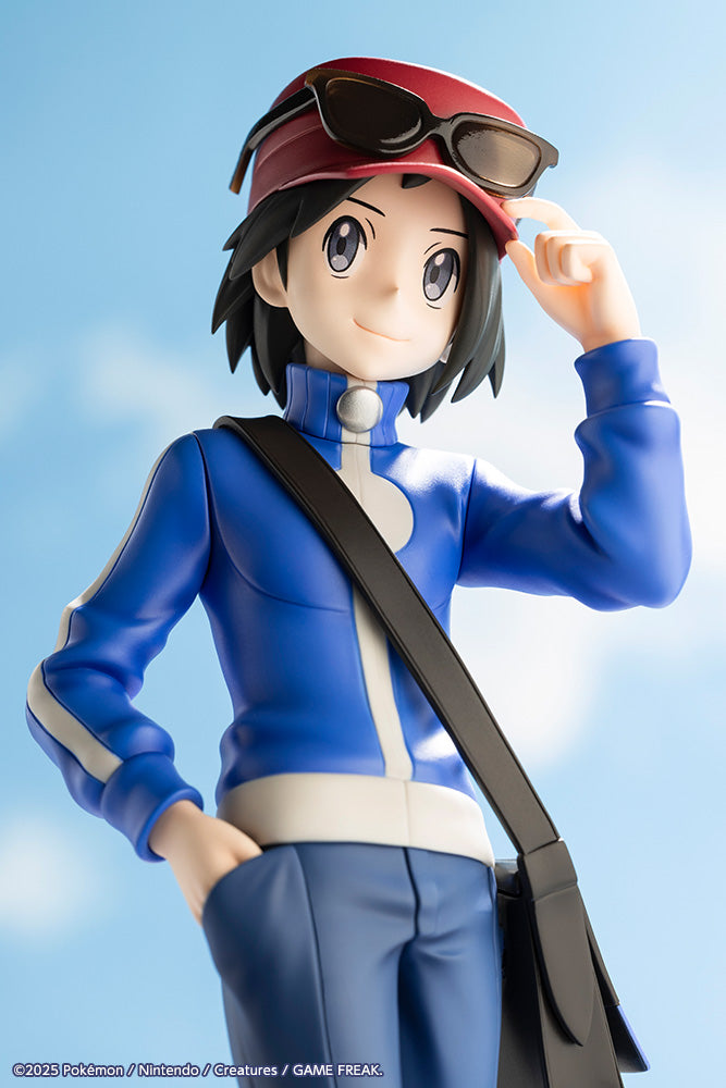 Pokémon Calem with Froakie ARTFX J STATUE