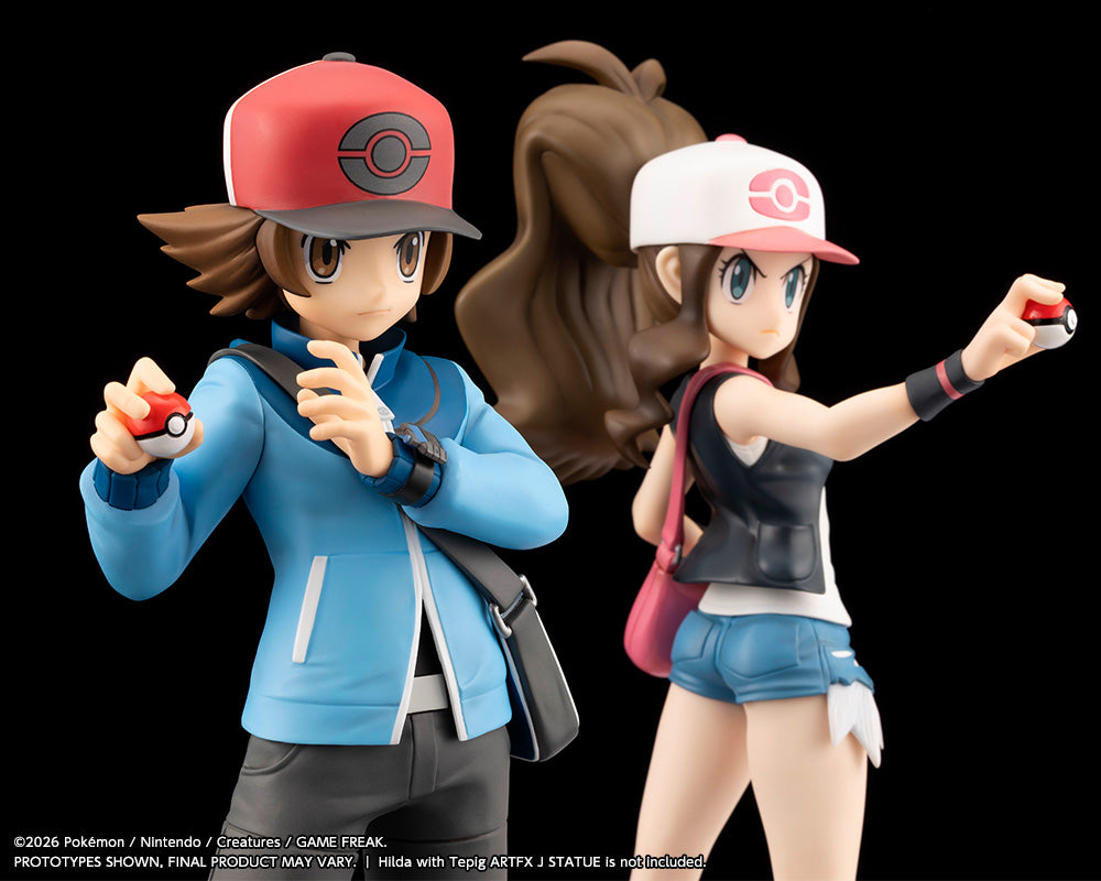 Pokémon Hilbert with Victini ARTFX J STATUE