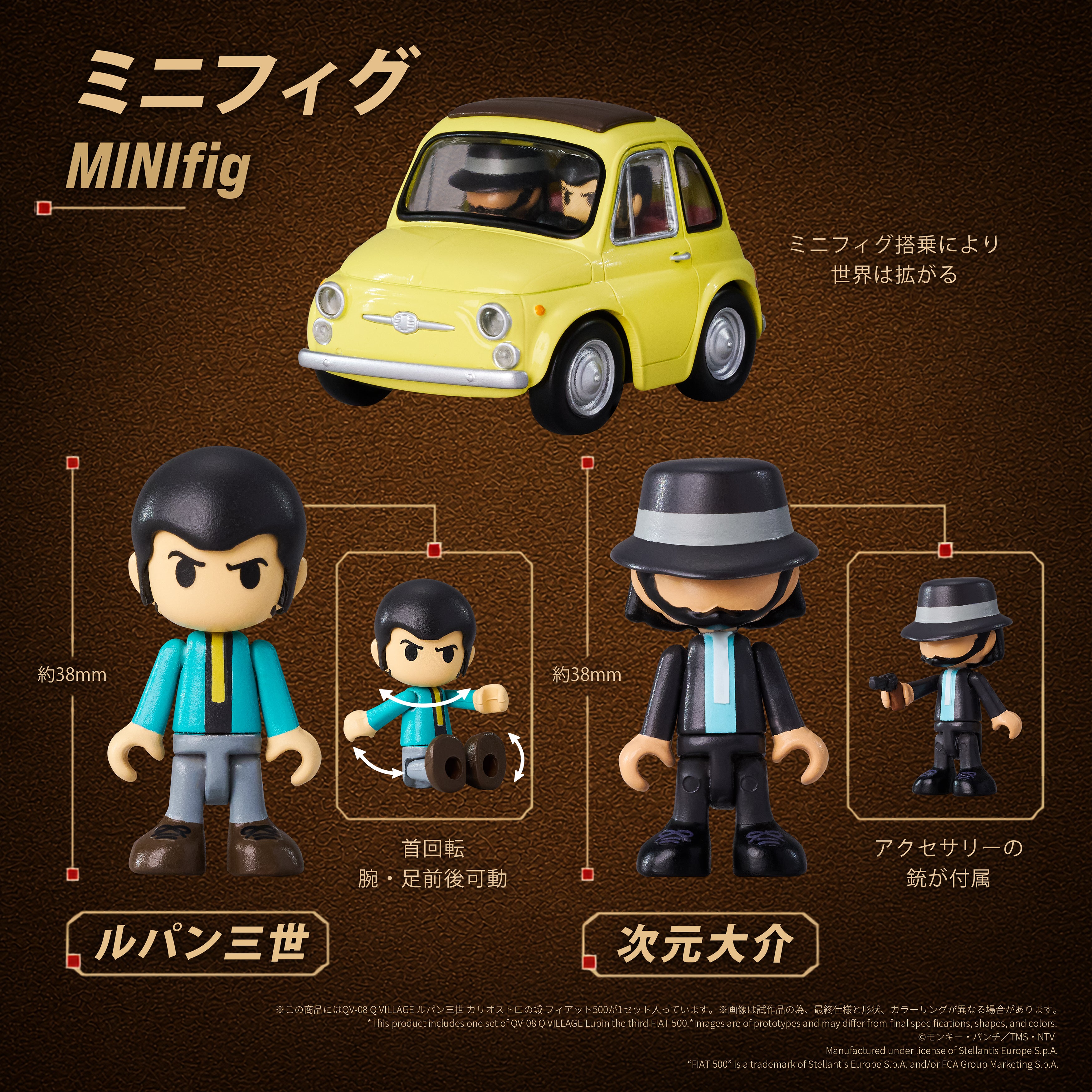 QV-08 Q VILLAGE Lupin the Third FIAT 500 – KOTOBUKIYA US ONLINE