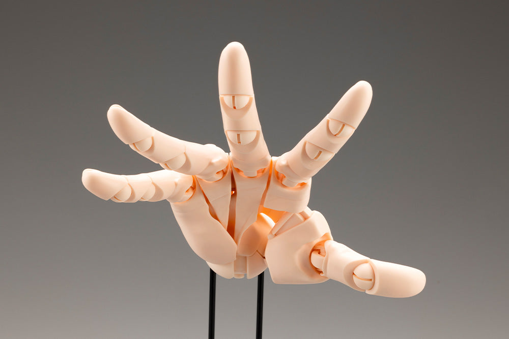 ARTIST SUPPORT ITEM HAND MODEL/L -PALE ORANGE- – KOTOBUKIYA US ONLINE