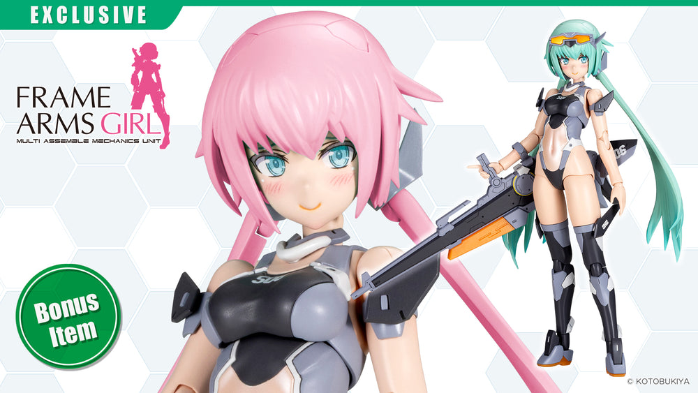 FRAME ARMS GIRL STYLET Swimsuit Low Visibility Ver. Bonus Hair Part(s)