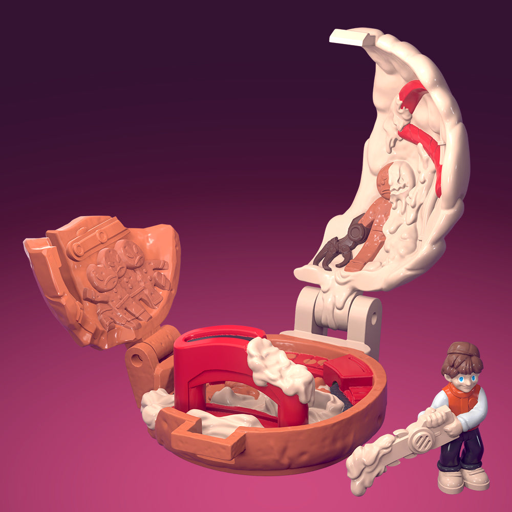 ROVER ROBIN Crushes Gingerbread Man