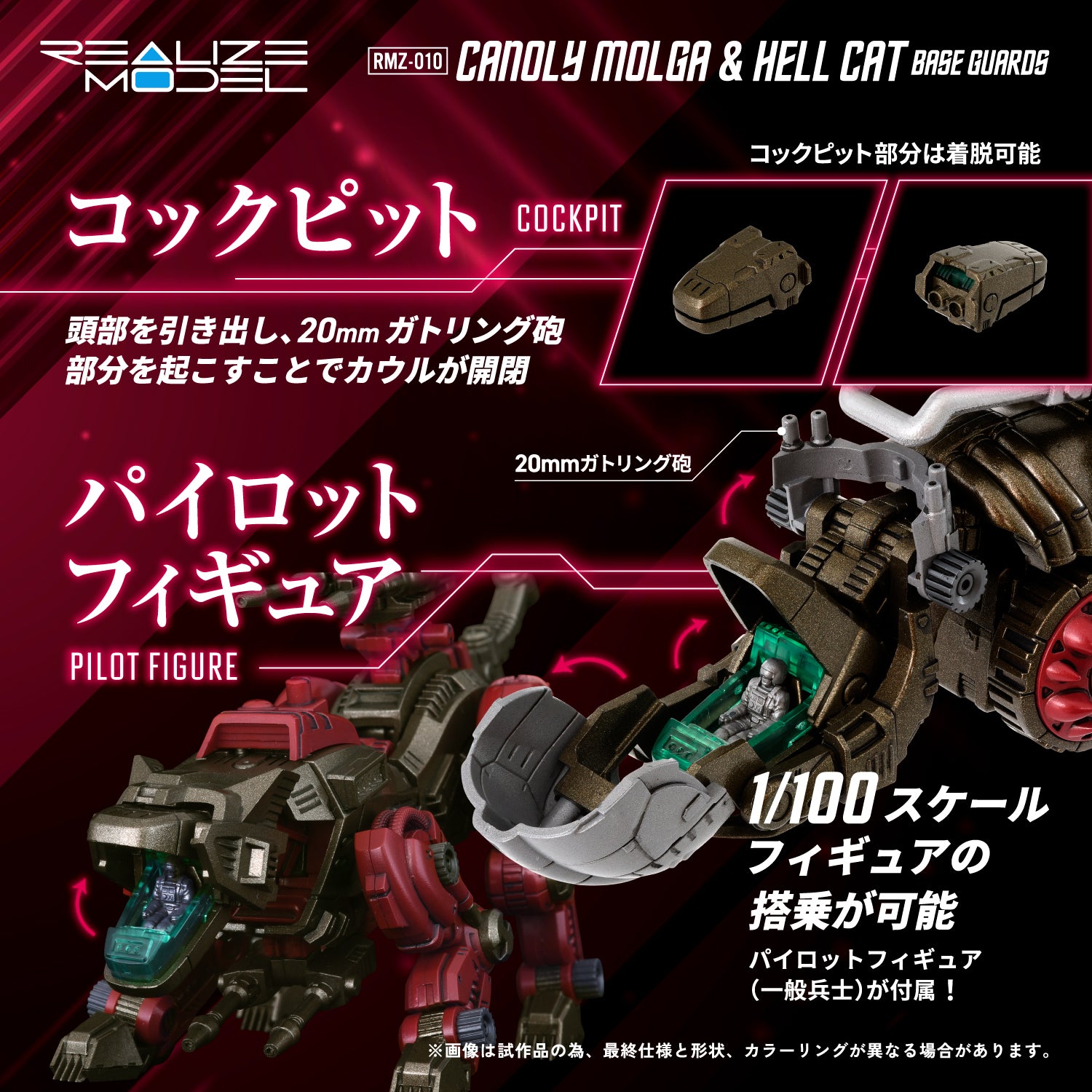 RMZ-010 Cannoly Molga & Hell Cat Base Guards – KOTOBUKIYA US ONLINE
