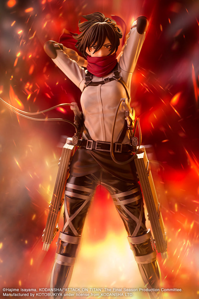 Mikasa Ackerman The Final Season ver. OSHI WORKS – KOTOBUKIYA US