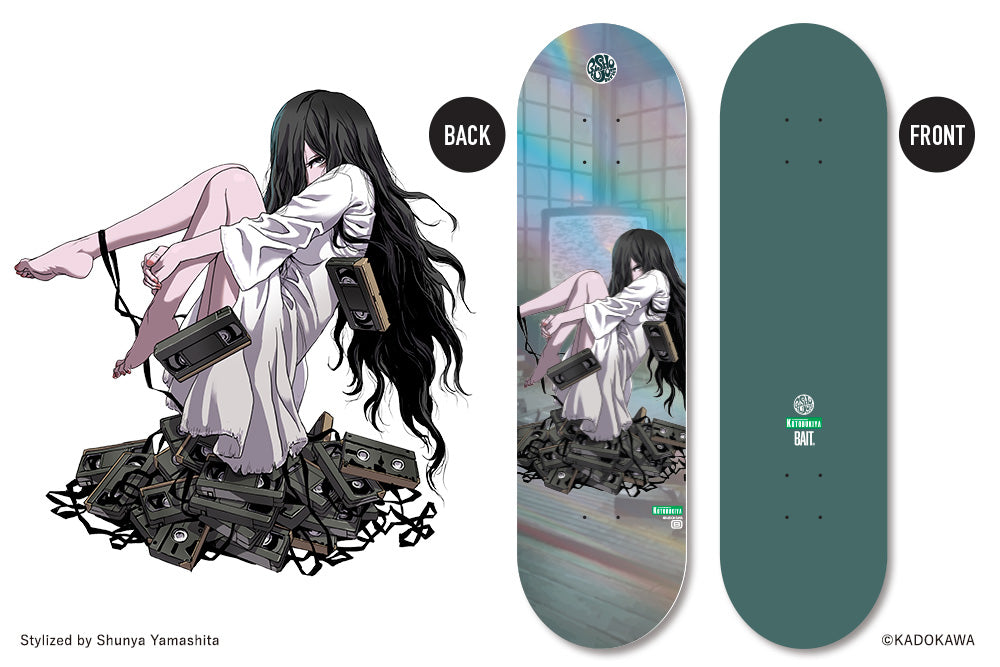 HORROR BISHOUJO SADAKO SKATEBOARD DECK – KOTOBUKIYA US ONLINE