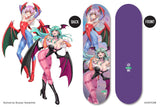 DARKSTALKERS BISHOUJO MORRIGAN & LILITH SKATEBOARD DECK