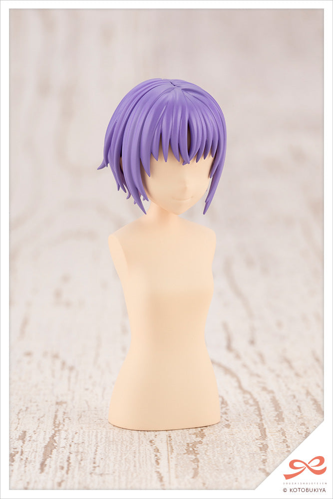 AFTER SCHOOL SHORT WIG TYPE: A [ORANGE & PURPLE]
