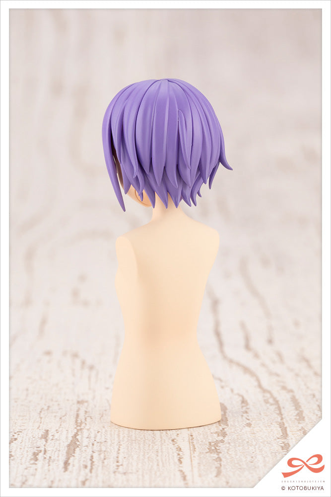 AFTER SCHOOL SHORT WIG TYPE: A [ORANGE & PURPLE]