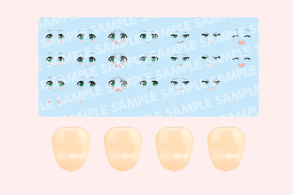 CUSTOMIZED FACE & DECAL SET Vol.4 [DESIGNED BY EN MORIKURA]