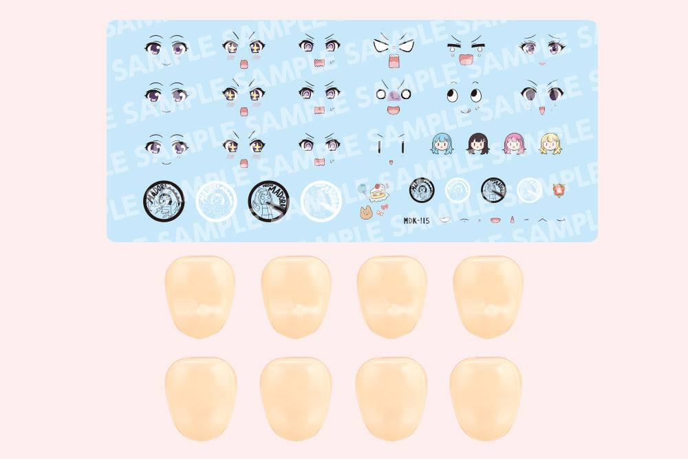 CUSTOMIZED FACE & DECAL SET Vol.5 [DESIGNED BY RAGUHONOERIKA FOR MADOKA YUKI A]