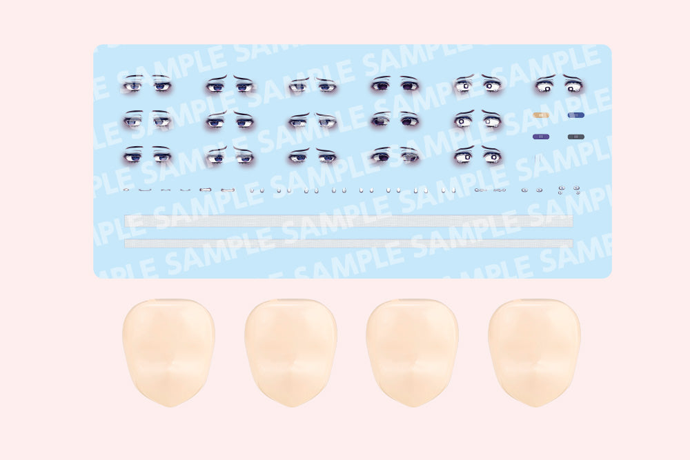 CUSTOMIZED FACE & DECAL SET Vol.6 [DESIGNED BY AMAAI] – KOTOBUKIYA