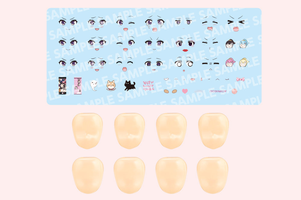 CUSTOMIZED FACE & DECAL SET Vol.7 [DESIGNED BY RAGUHONOERIKA FOR MADOKA YUKI B]