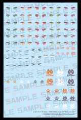 MEGAMI DEVICE M.S.G PUNI☆MOFU LANG EYE DECAL SET