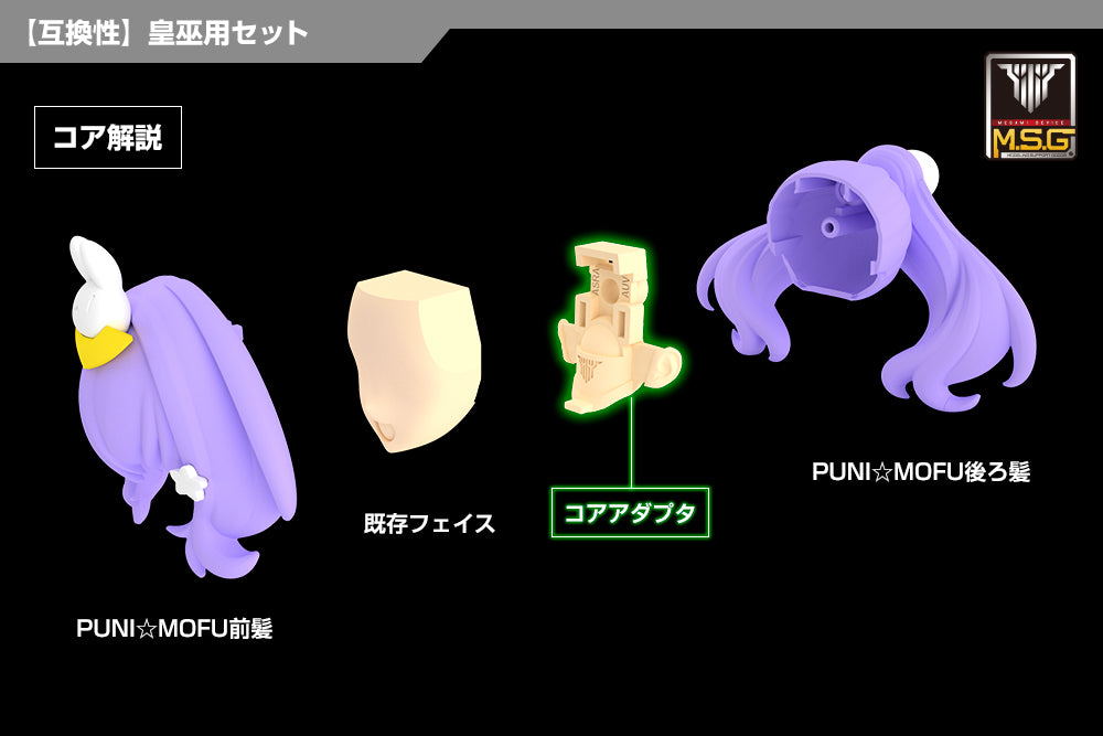 MEGAMI DEVICE M.S.G 06 FACE SET AUV SKIN COLOR E – KOTOBUKIYA US