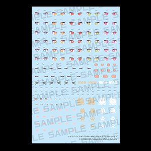 MEGAMI DEVICE M.S.G PUNI☆MOFU KURO MAO EYE DECAL SET
