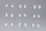 MEGAMI DEVICE M.S.G 09 HAND SET SKIN COLOR WHITE