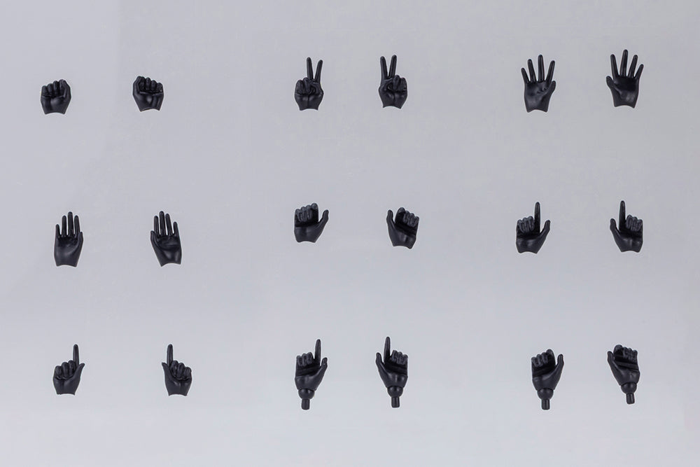 MEGAMI DEVICE M.S.G 09 HAND SET SKIN COLOR BLACK