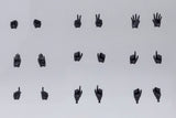 MEGAMI DEVICE M.S.G 09 HAND SET SKIN COLOR BLACK