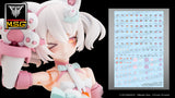 MEGAMI DEVICE M.S.G PUNI☆MOFU SHIRO MAO EYE DECAL SET