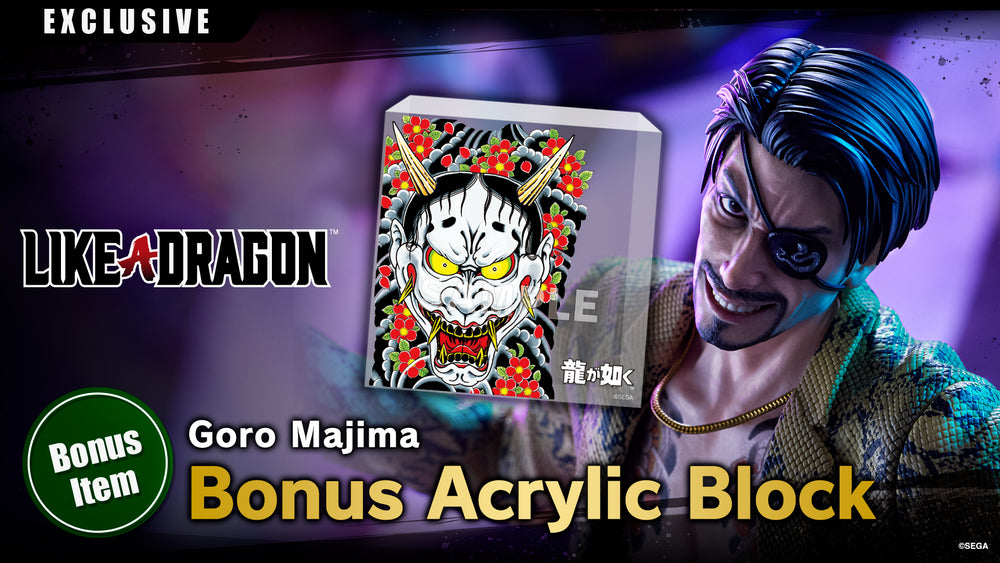 Goro Majima Bonus Acrylic Block