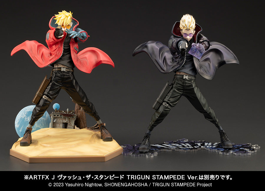 ARTFX J Vash the Stampede -The Gunman in Black- TRIGUN