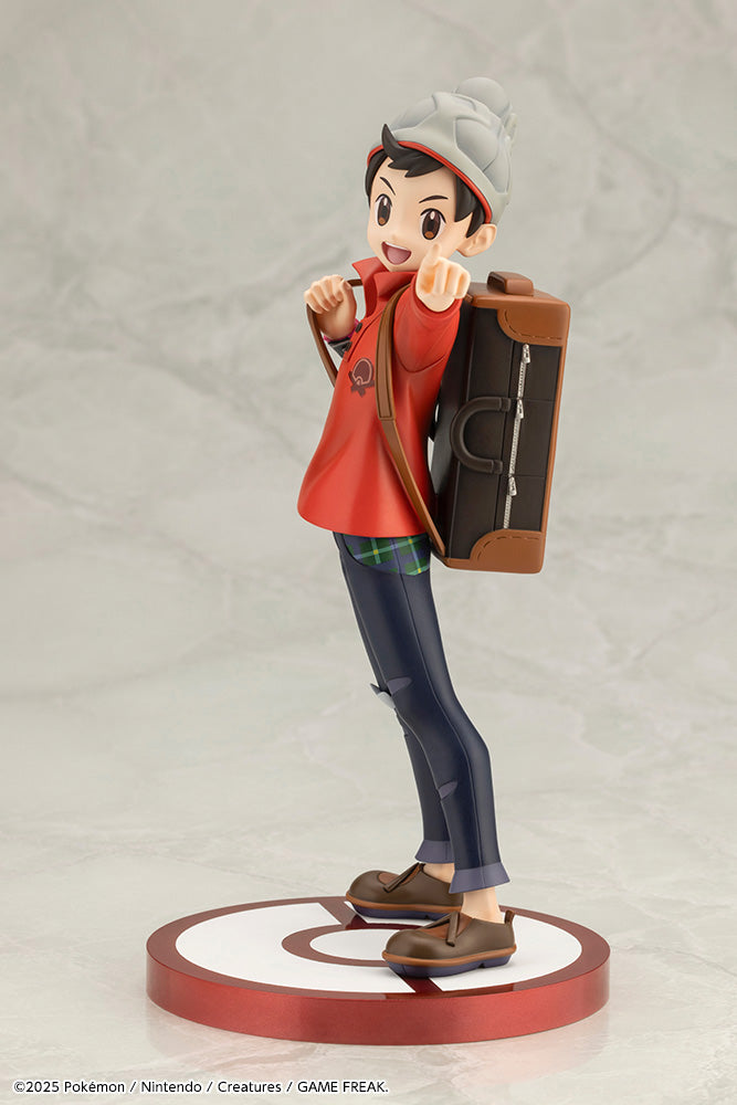 琥珀　sculptor Pokémon Victor with Scorbunny ARTFX J STATUE – KOTOBUKIYA US ONLINE