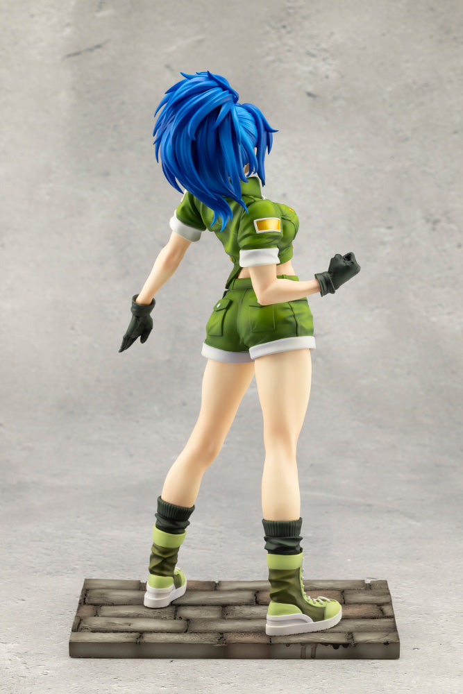 タンタン 青い蓮子 フィギュア LEBLON-DELIENNE SNK THE KING OF FIGHTERS '97 LEONA HEIDERN BISHOUJO STATUE